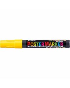 Artline POSTER MARKER 4 (4.0mm) หัวกลม YELLOW