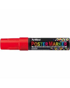 Artline POSTER MARKER 6 (6.0mm) หัวกลม RED