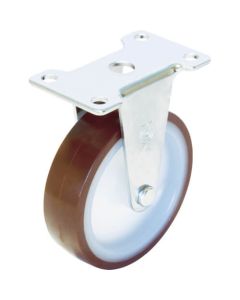 Plate Type Caster E series (nylon wheel urethane tire)
