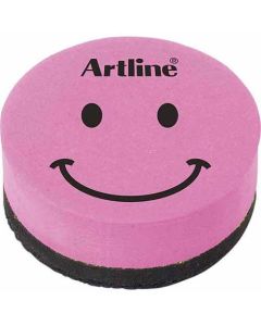 แปรงลบกระดานแม่เหล็ก Smiley Face Type Pink