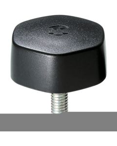 ลูกบิดอีเกิลสตาร์ โคโรคุโร่ M6 x 10 สีดำ