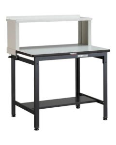 โต๊ะทำงานแบบ EWP 900x600xH740 พร้อมชั้นวางด้านบน