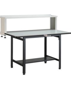 โต๊ะทำงานประเภท EWP 1200X750XH740 พร้อมชั้นวางด้านบน