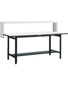 โต๊ะทำงานประเภท EWR 1800X750XH740 พร้อมชั้นวางด้านบน