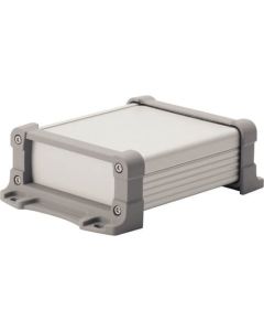 ตัวเรือนอะลูมิเนียม Takachi พร้อมขาแปลน EMC ชนิดชิลด์เงิน/เทา