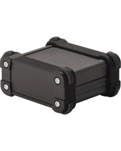 เคสอะลูมิเนียม Takachi พร้อมตัวป้องกันมุม IP65 ชนิดกันน้ำสีดำ