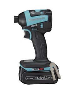 ชุดไดรเวอร์กระแทกแบบชาร์จคู่ สีน้ำเงิน 14.4V5.0Ah