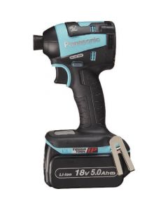 ชุดไดร์เวอร์กระแทกแบบชาร์จคู่ สีน้ำเงิน 18V 5.0Ah