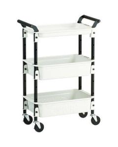 Tool Wagon Royal 654 x 361 x 887 ถาดลึก 2 x ถาดตื้น 1 White