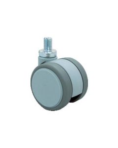 Threaded Type Double Wheel Caster (elastomer wheel)