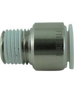 ห้าคอนเนคเตอร์ซ็อกเก็ตหกเหลี่ยมตัวผู้ W (สีขาว) 10mm/R1/4