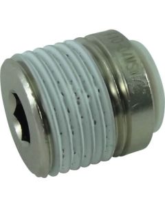Male Connector with Hexagonal Hole