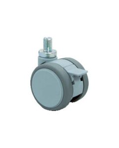 Threaded Type Double Wheel Caster (elastomer wheel)