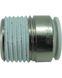 ห้าคอนเนคเตอร์ซ็อกเก็ตหกเหลี่ยมตัวผู้ W (สีขาว) 12mm/R1/2