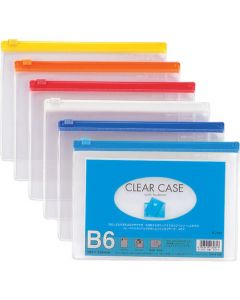 B6 เคสใส (แบบแนวนอน) สีคราม