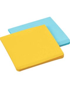 โพสต์-อิท กระดาษโน้ตกาวเต็มพื้นผิว 74x74มม. เหลืองสด, น้ำเงินอิเล็กทริก 30 แผ่น x 2 เล่ม