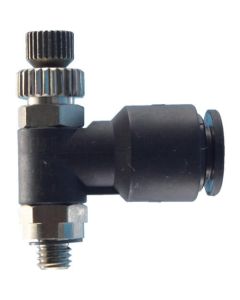 ข้องอห้าเมล์ W (สีขาว) 6mm/M5X0.8