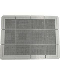 พรมเช็ดเท้า Evac star mat #6 600x900mm สีเทา