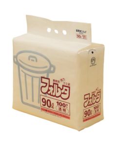 F-9C Kanyu บรรจุภัณฑ์ 90L ใส (1 ถุง (PK) = 100 ชิ้น)