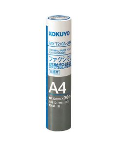 กระดาษบันทึกความร้อนแฟกซ์ A4 ความไวสูง 210 มม. x 30 ม