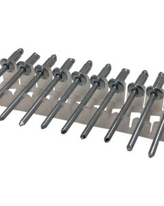 Rivet pre-loaded on tape  กล่องละ 5,000 เส้น