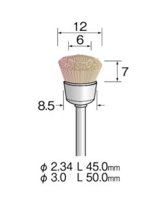 Bristle Brush (Cup) ถุงละ 10เส้น