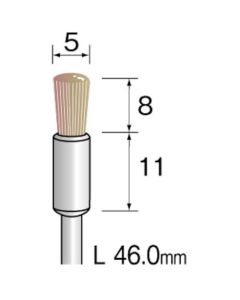 Bristle Brush (End) ถุงละ 10เส้น