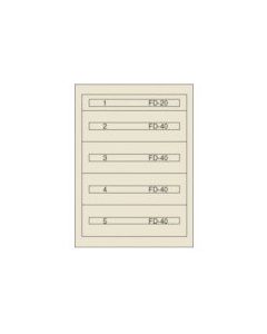ตู้ชั้นดี FC-180H (สีทา: เขียว)