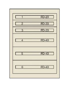 Vidmar Fine Cabinet 1อัน