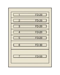 Vidmar Fine Cabinet 1อัน