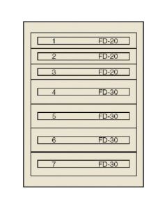 Vidmar Fine Cabinet 1อัน