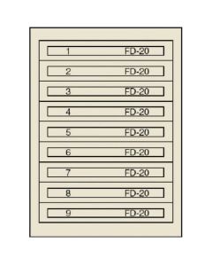 Vidmar Fine Cabinet 1อัน
