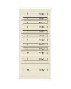 ตู้ชั้นดี FC-300O (สีทา: เขียว)