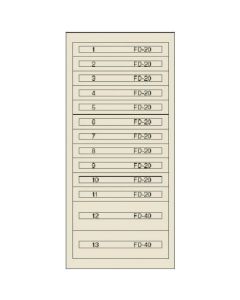 ตู้ชั้นดี FC-300R (สีทา: เขียว)