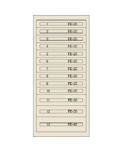 ตู้ชั้นดี FC-300T (สีทา: เขียว)