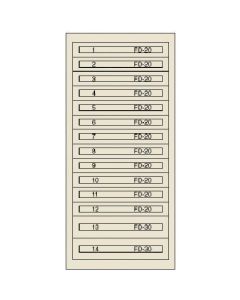 ตู้ชั้นดี FC-300V (สีทา: สีเขียว)
