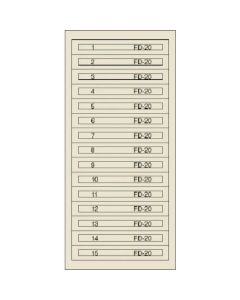 ตู้ชั้นดี FC-300W (สีทา: เขียว)