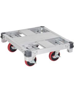รถเข็นดอลลี่อลูมิเนียม 1 ตัน 670 x 760mm 4 ล้อ