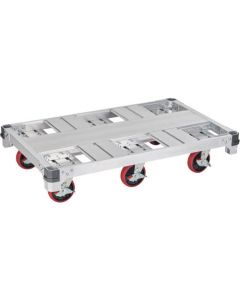 รถเข็นดอลลี่อลูมิเนียม 1 ตัน 1210 x 760mm 6 ล้อ