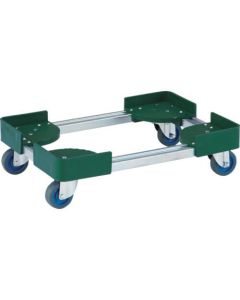 Telescopic Container Dolly (steel 4-wheel type/Air caster)