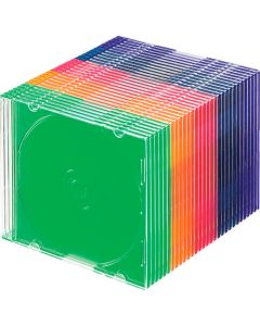 เคส Blu-ray/DVD/CD (แบบบาง/ชุด 30/5 สีคละสี)