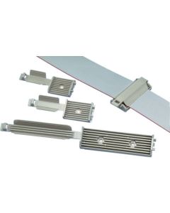 Latching Flat Cable Mounts-Adhesive Backed-Gray 5ถุงถุงละ 100อัน