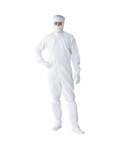 Cleanroom Coverall FD173C White LL  ชุดละ 1 ชุด