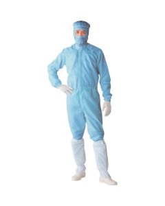 Cleanroom Coverall FD173C Blue S  ชุดละ 1 ชุด