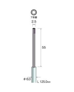 Diamond Lapping Wire Brush 1เส้น