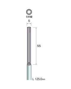 Diamond Lapping Wire Brush 1เส้น