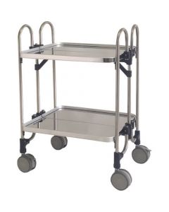 เกวียนพับสแตนเลส (SUS430) 613*505*838-2 ขั้น