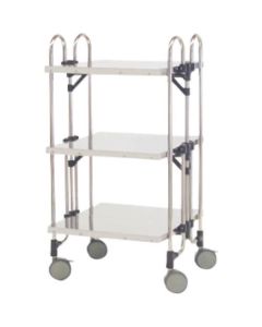 Folding Stainless Steel Wagon No-Side-Frame Model 1อัน