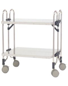 Folding Stainless Steel Wagon No-Side-Frame Model 1อัน
