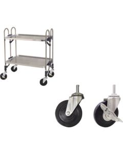 Folding Stainless Steel Wagons Hard Rubber Type Models 1อัน